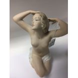 A royal dux figure of a nude maiden 23 cm