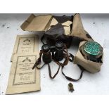 World war ll bagged gas mask with public informati