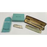 A Tiffany &Co. penknife and silver 'Yard '0 Led' propelling pencil