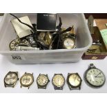 A collection of mixed vintage watches.