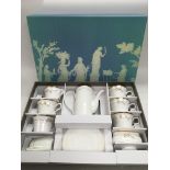 A boxed Wedgewood coffee service plus various Wedg