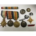 A WW1 set of medals awarded to 4567 Pte. J A C Tid