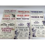 A collection of 1950s theatre bills.