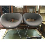 A pair of Boss design office chairs