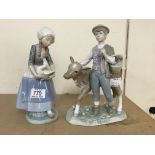 2 Lladro porcelain figurines
