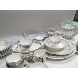 A Royal Albert Porcelain Memory Lane pattern dinne