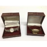 A lady's and gent's boxed Rotary wristwatch