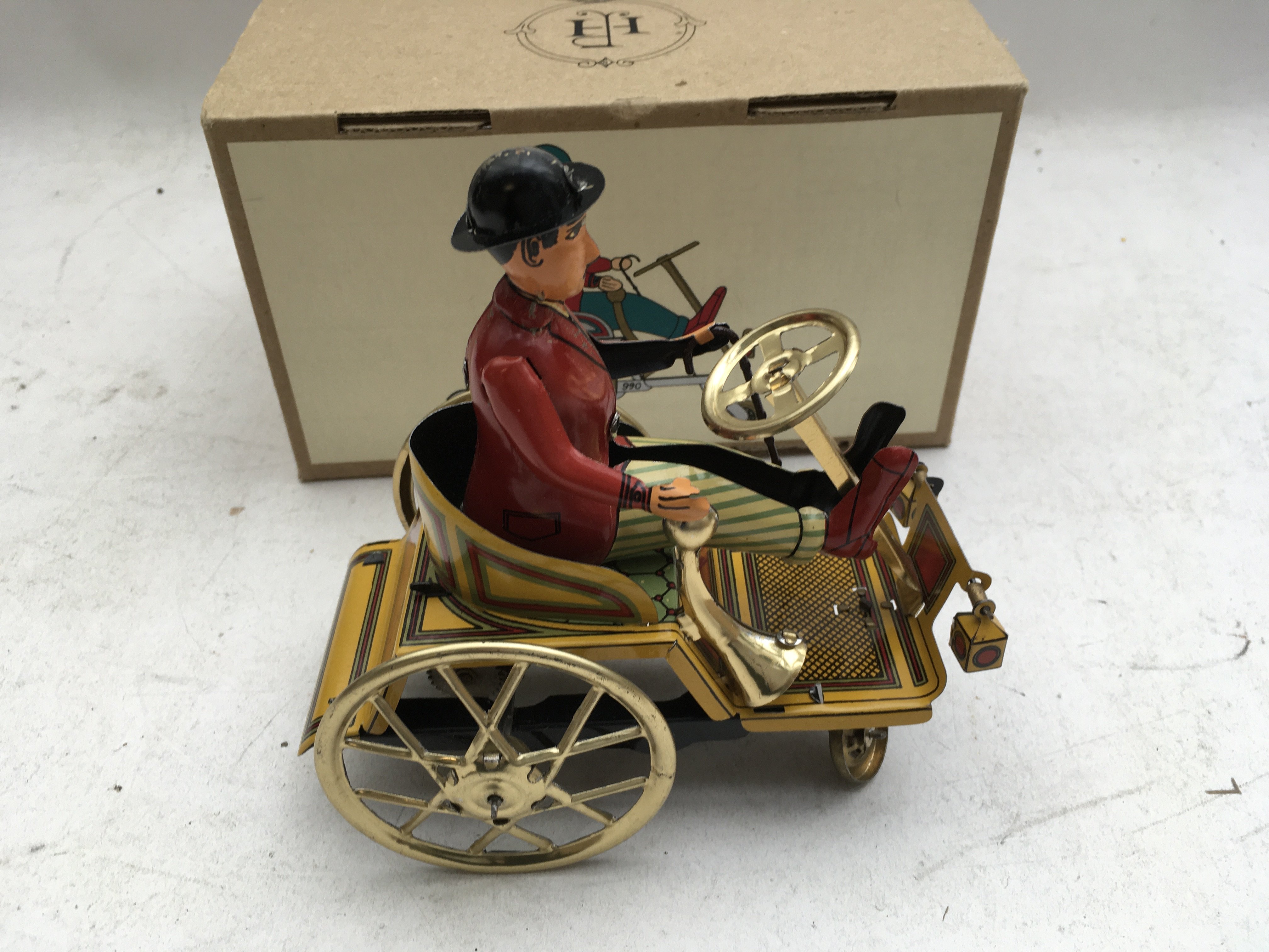 A box containing a collection of boxed tinplate re - Image 2 of 10