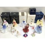 Twelve Royal Doulton figurines including a 1996 'S