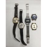 A collection of four circa 1969s/70s Swiss gents w