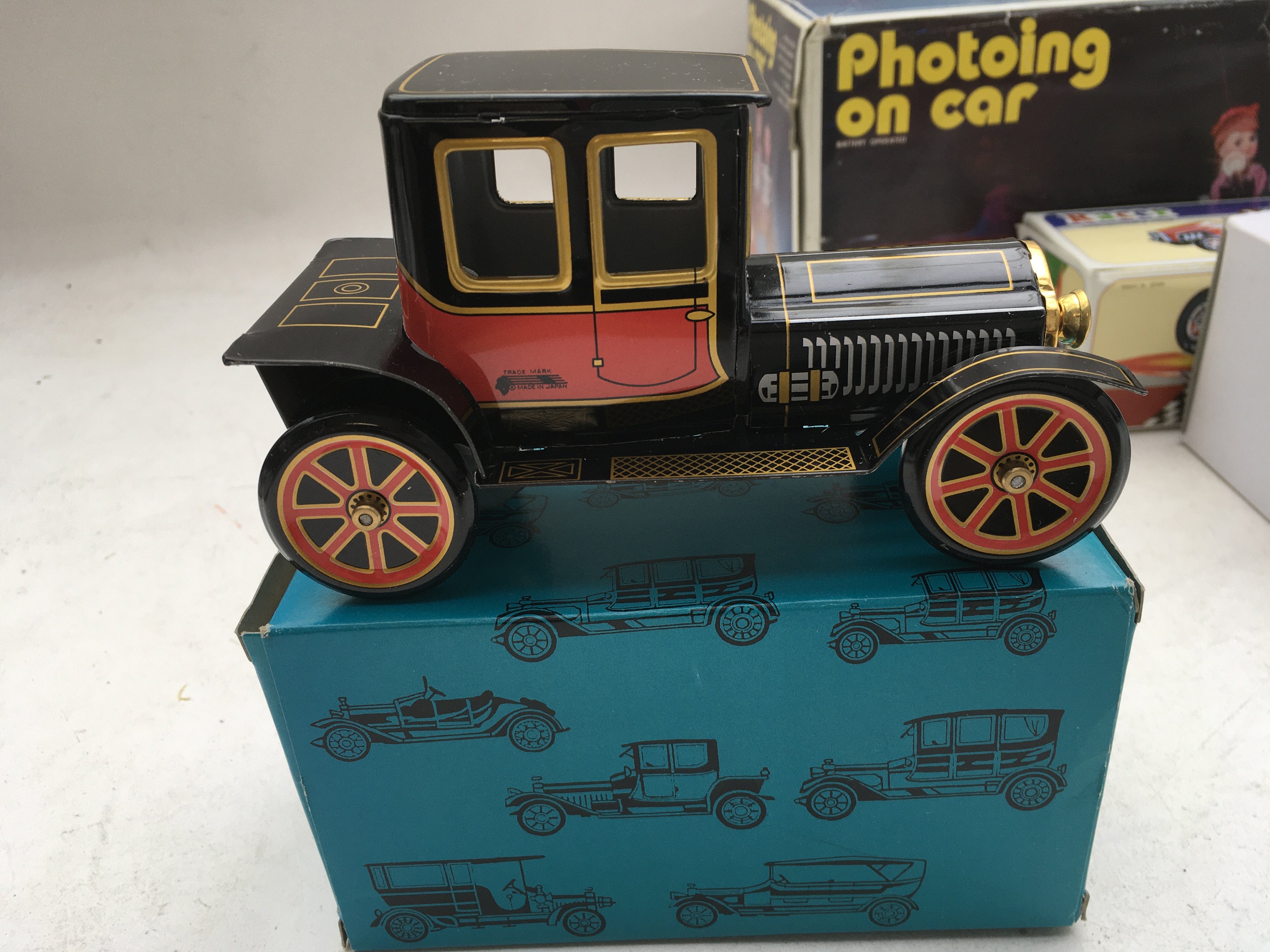 A box containing a collection of boxed tinplate re - Image 5 of 10
