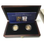 A Queen Elizabeth 85 th birthday proof sovereign set