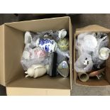 3 boxes of good mixed collectible China etc - NO R