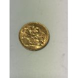 A 1911 full gold sovereign