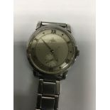 A vintage omega automatic wrist watch With steel b