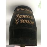 A small bound whisky barrel famous grouse . 54 cm