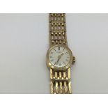 A ladies 9ct gold Rotary watch, approx 17.5g.