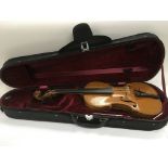 A circa 1900 good German violin, possibly Wolff br