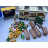 Playmobile, School, including, School bus and stat
