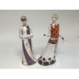 Two Royal Crown Derby Porcelain figures The Classic Collection Athena and Persephone (2)