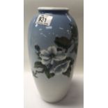 A Royal Copenhagen porcelain vase, h 29cm