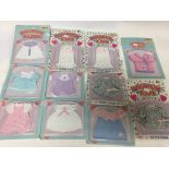 Bouncin babies, Galoob, carded dolls outfits x11 -