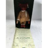 Steiff bear, Alfonzo, boxed and with certificates,