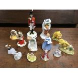 A group of Royal Doulton figurines inc bunnykind,