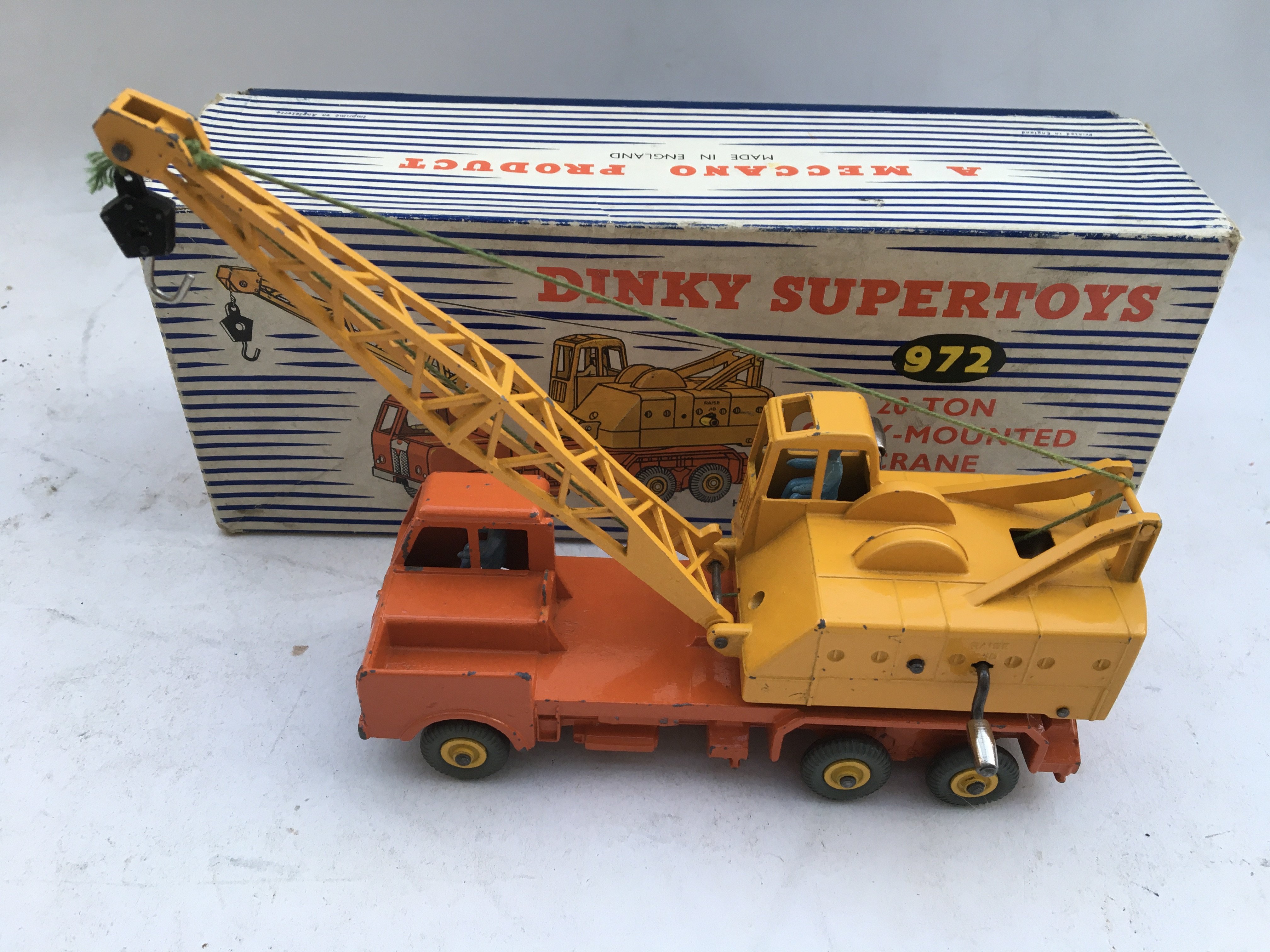 Dinky Supertoys, #972, 20 ton Lorry mounted crane,