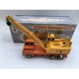 Dinky Supertoys, #972, 20 ton Lorry mounted crane,