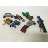 Britains and Matchbox diecast Farm machinery inclu