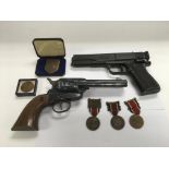 Two air pistols including a Diana repeater plus va