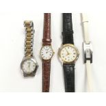 Four watches comprising Raymond Weil, Citizen and