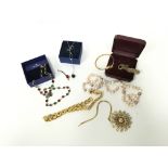 A quantity of good dress jewellery including Trifa