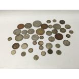 A collection of Victorian and latter coinage.