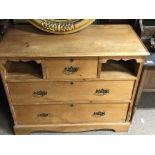A pine wash stand - NO RESERVE