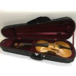 A good English violin by Harry Clare dated 1954 with handwritten label inside. Comes supplied with a
