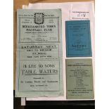 1930/31 Berkhamsted Football Programme + Memorabilia: Home programme v Crowley in the Spartan League