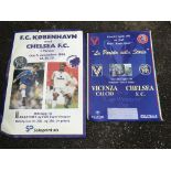 Chelsea Match Football Posters: Includes away 97/98 Vincenza Calcio x 2 Semi Final, Stuttgart ECWC
