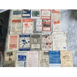 57/58 West Ham Complete Away Football Programmes: All 21 League matches from the championship