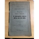 Wolverhampton Wanderers 1923 Football Share Brochure: Very large 34 page document with 8 names