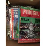 FA Cup Final + Semi Final Football Programmes: From the 70s onwards with 30 Finals and 30 Semi