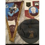 Bobby Moore West Ham + England Football Memorabilia: Includes pennants, Testimonial Programme,