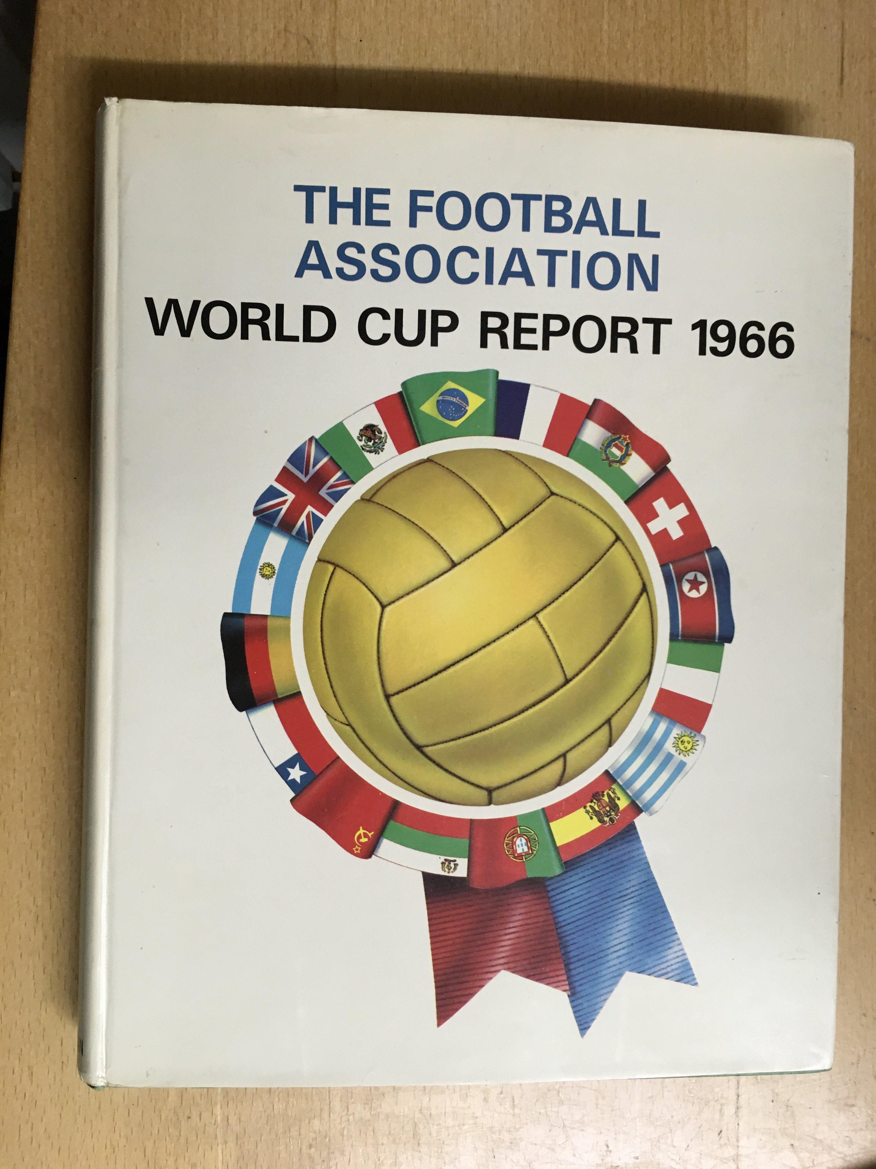 1966 World Cup Report Football Book: Harder to obtain book by Heinemann produced for the Football