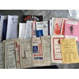 Non League + Reserve Football Programmes: 23 from the 60s plus 46/47 Wolves Reserves v Birmingham
