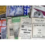 Scottish Football Programmes: From the 60s to the early 90s with a few earlier spotted. Also a small