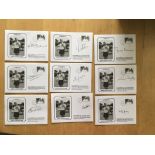 Tottenham Signed Tribute To Blanchflower Football Covers: Each cover is signed by a Spurs player