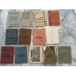 West Ham Pre War Football Handbooks: 24/25 good, 26/27 spine split and piece missing from cover,