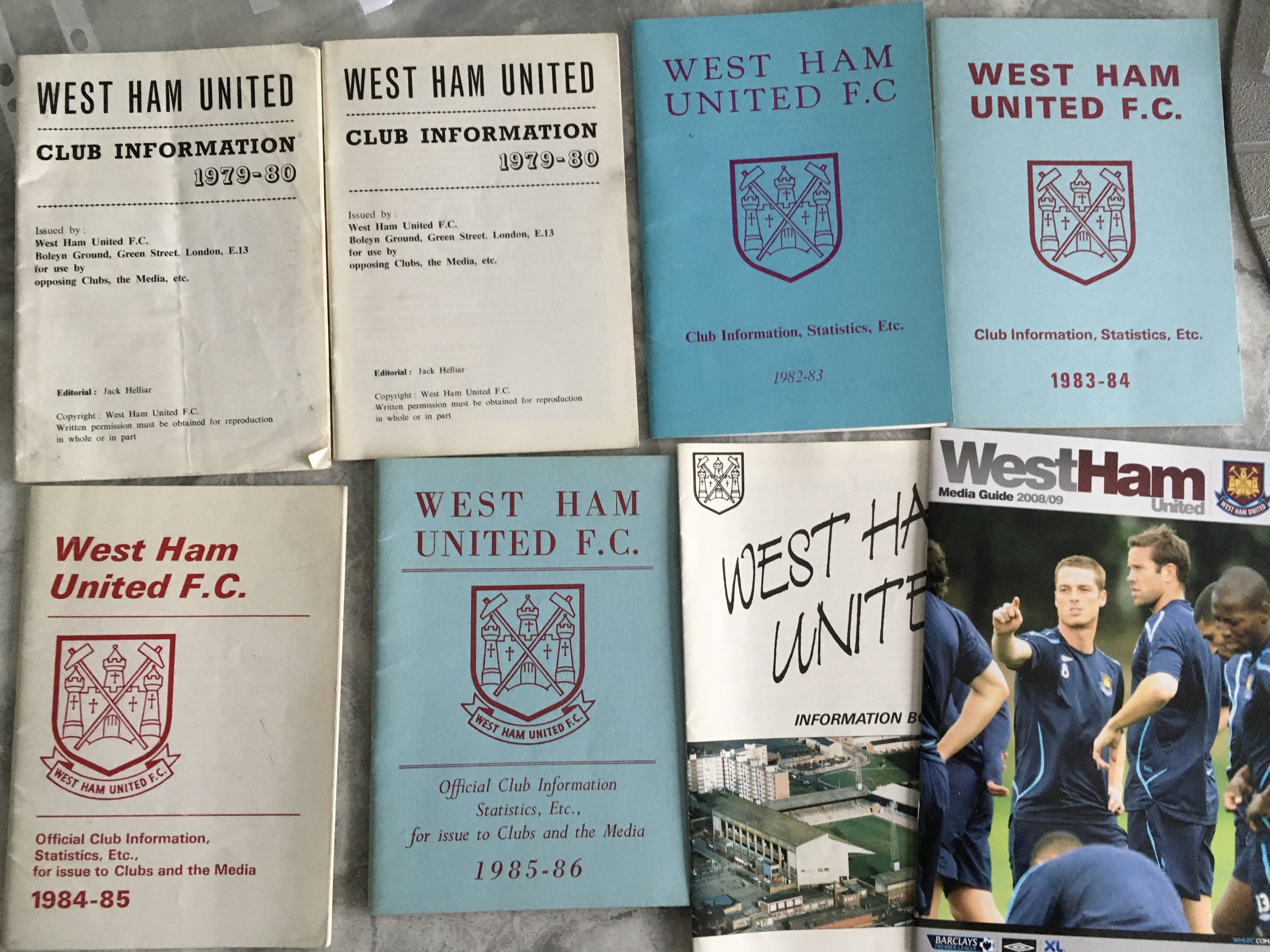 West Ham Handbook + End Of Season Summaries Collection: 12 End of Season summaries from the 80s - Image 2 of 2
