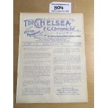 1928/29 Southern Counties v Northern Counties At Chelsea Football Programme: Dated 3 11 1928. Four